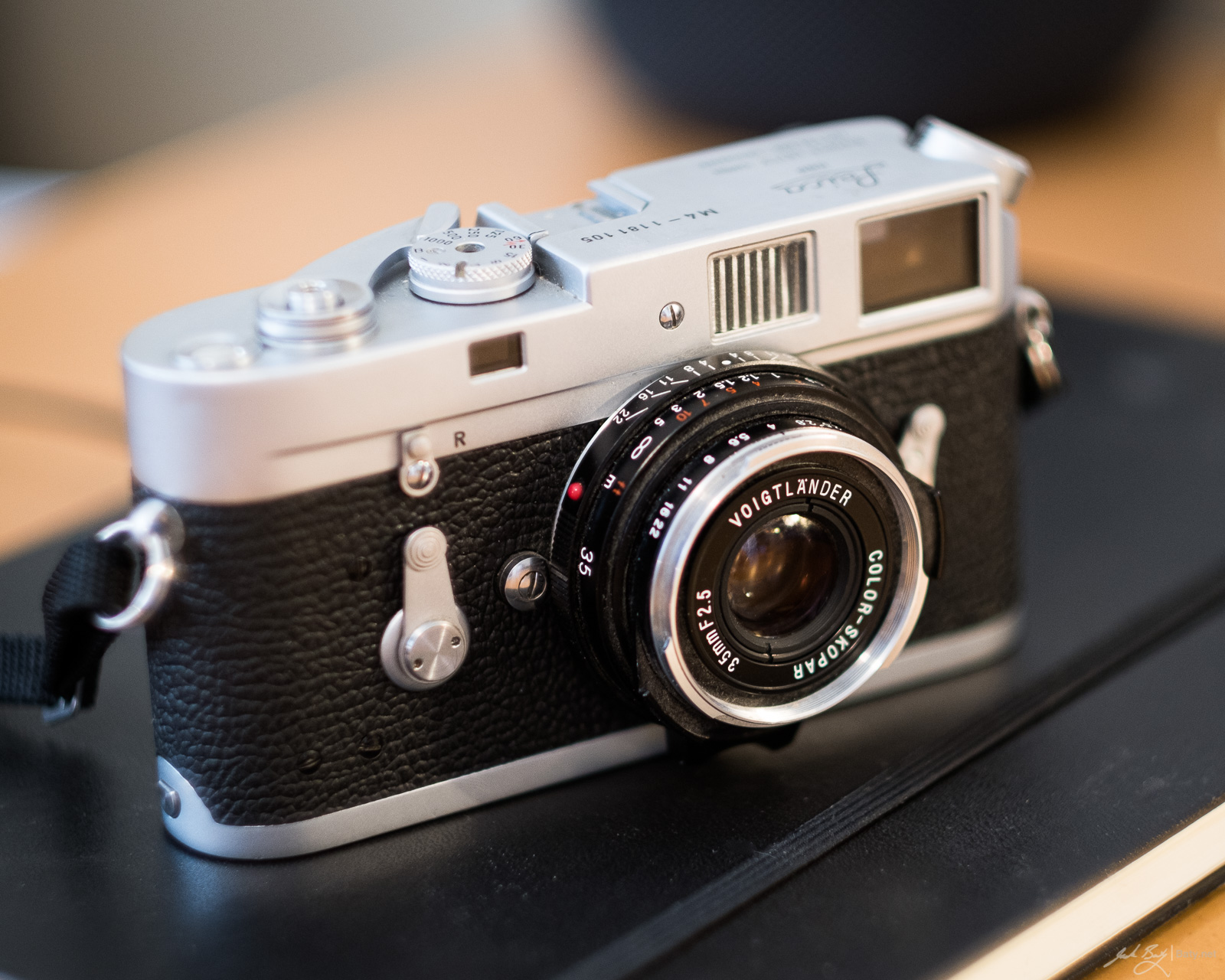 Figure 1: Leica M4 with Voightlander 35mm f2.5 Color Skopar